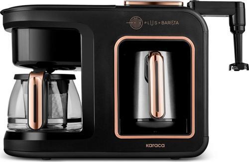 Hatır Plus Barista Steel 6 İn 1 Konuşan Közde Türk Kahve Makinesi Black Copper