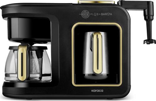 Hatır Plus Barista Steel 6 İn 1 Konuşan Közde Türk Kahve Makinesi Mineral Gold