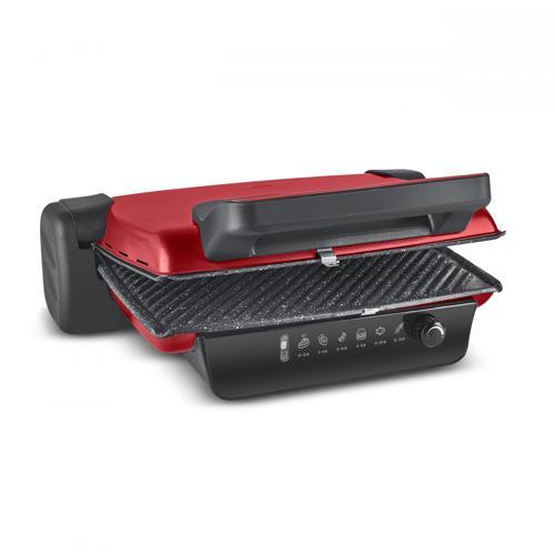 Crust Grill Toast 6 Dilim Kapasiteli Izgara ve Tost Makinesi Kırmızı 1800W
