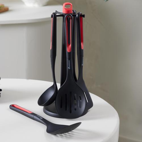 Marco Red 6 Parça Standlı Servis Seti