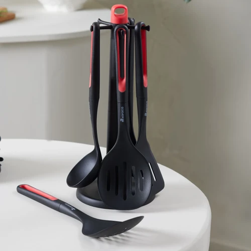 Marco Red 6 Parça Standlı Servis Seti