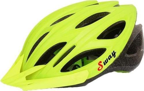 NBYC N7 Fileli Ayaralanabilir Kask Yetişkin MTB Bisiklet Kaskı M Beden Neon Sarı