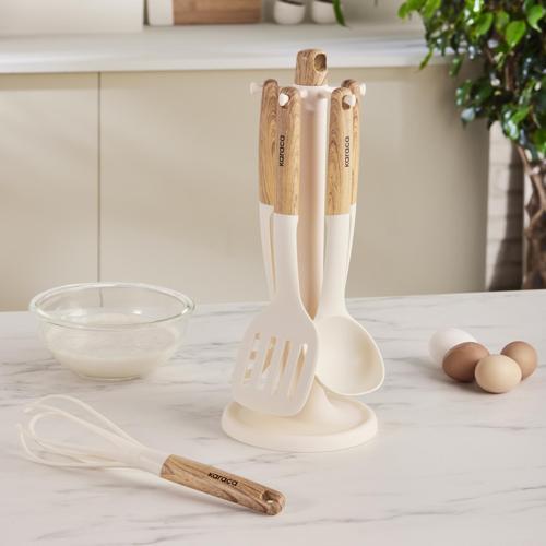 Melly 6 Parça Standlı Servis Seti