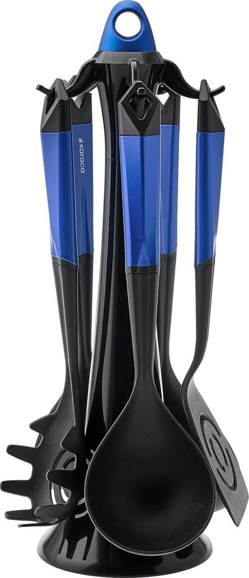 Hardy Mavi 6 Parça Standlı Servis Seti