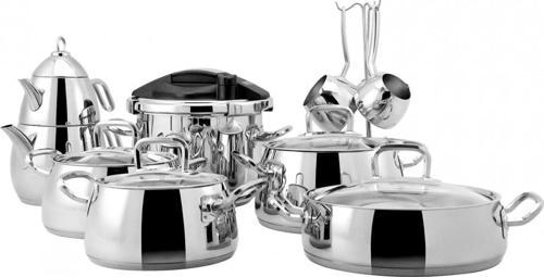 Nikko Powersteel 316+ Çelik İndüksiyon Tabanlı 17 Parça Çeyiz Seti