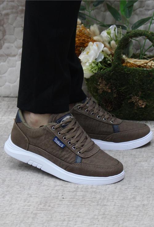 Dks 2038 Vizon Hafif Rahat Keten Sneaker Erkek Ayakkabı