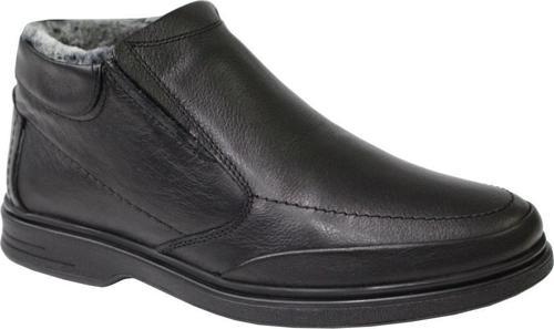 100615 Siyah Anatomik Hakiki Deri Erkek Bot