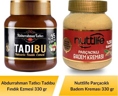 Tadıbu 330 gr+ Nuttlife Parçacıklı Badem Kreması 330 gr