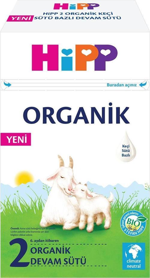 2 Organik Keçi Sütü Bazlı Devam Sütü 400 gr