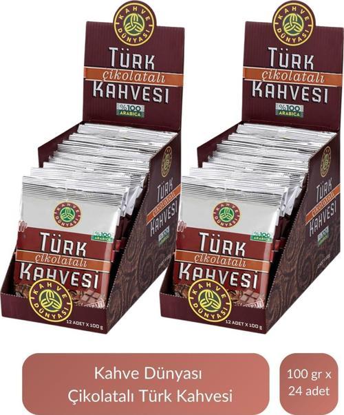 Çikolatalı Türk Kahvesi 100 gr x 24 Adet