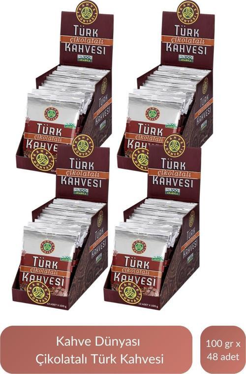 Çikolatalı Türk Kahvesi 100 gr x 48 Adet