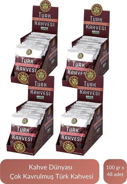 Çok Kavrulmuş Türk Kahvesi 100 gr x 48 Adet
