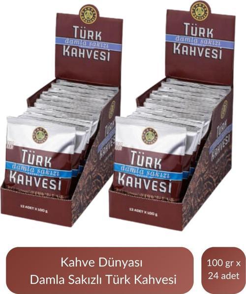 Damla Sakızlı Türk Kahvesi 100 gr x 24 Adet