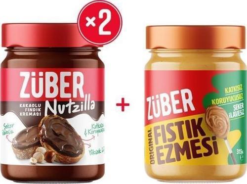 Nutzilla x2 + Original Fıstık Ezmesi x1
