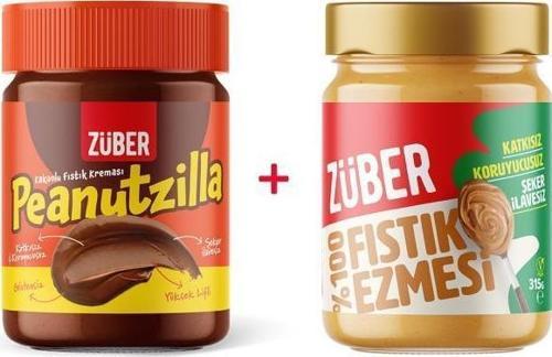 Peanutzilla x1+ %100 Fıstık Ezmesi x1
