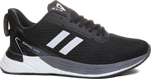 Axs Siyah Beyaz Triko Erkek Sneaker Spor Ayakkabı
