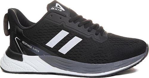 Axs Siyah Beyaz Triko Erkek Sneaker Spor Ayakkabı