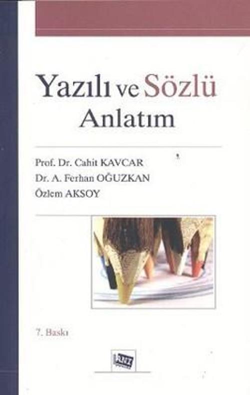 Yazılı Ve Sözlü Anlatım - Anı Yayıncılık - Anı Yayınları