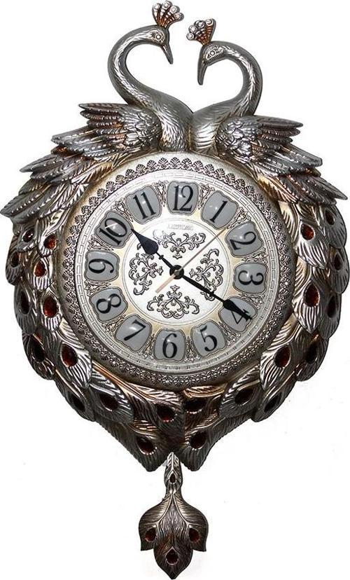 Duvara Asmalı Tavuskuşu Saat Alk1680