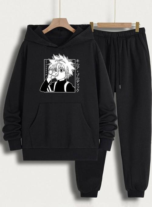 Unisex Killua Zoldyck Baskılı Eşofman Takımı