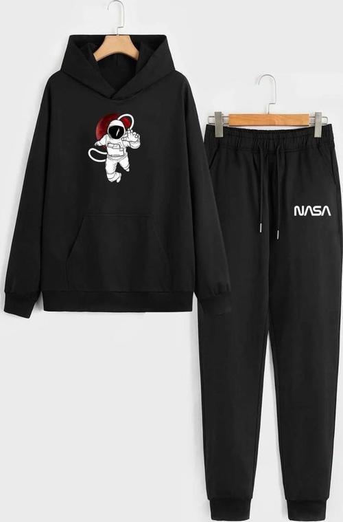 Unisex Nasa Baskılı Eşofman Takımı