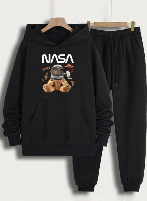 Unisex Nasabear Baskılı Eşofman Takımı