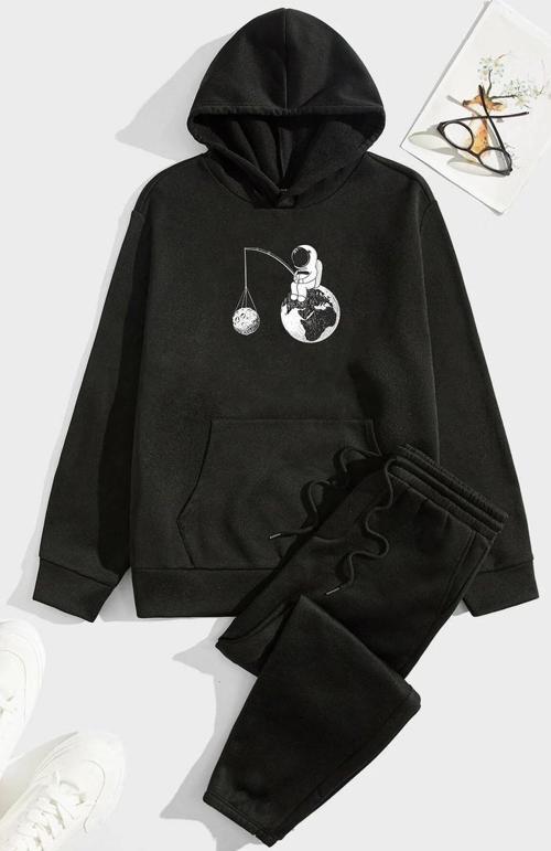 Unisex Uzay Temalı Eşofman Takımı