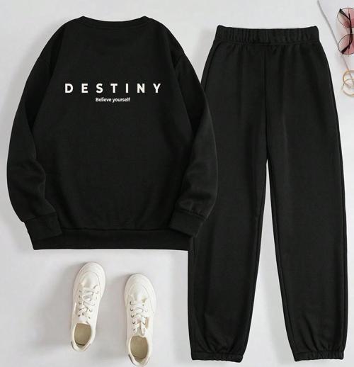 Unisex Destiny Baskılı Eşofman Takımı