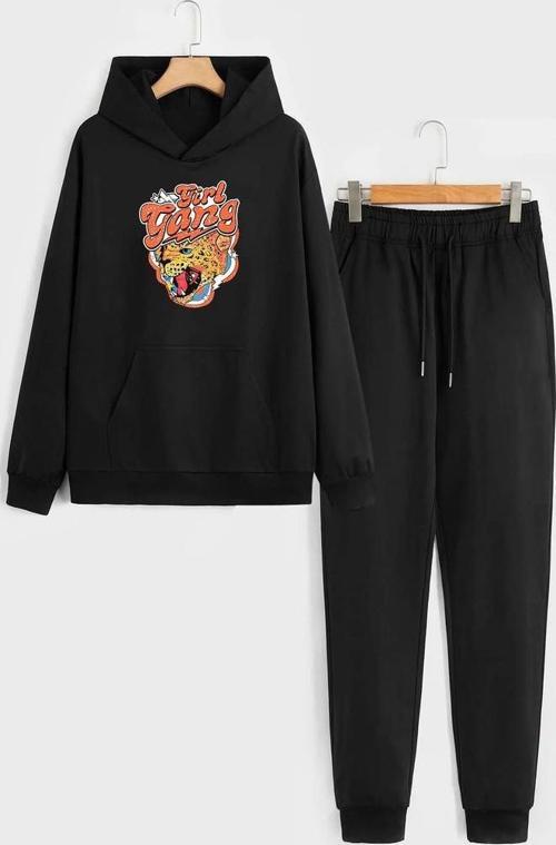 Unisex Girl Gang Baskılı Eşofman Takımı
