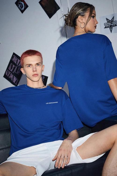Unisex L.B Baskılı T-shirt
