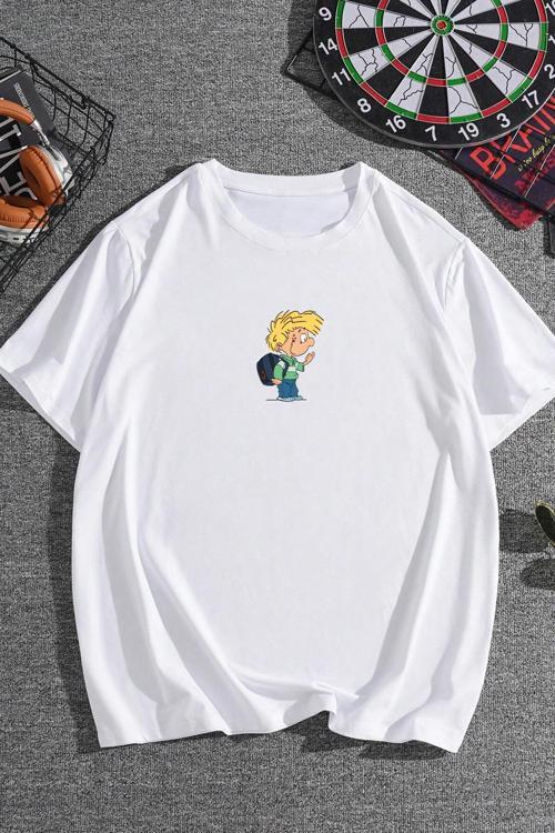 Unisex Cedric Üzümlü Kekim Baskılı T-shirt
