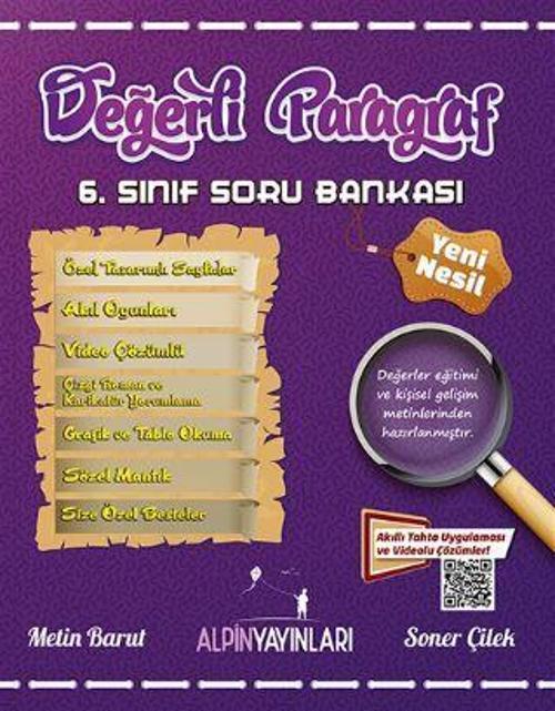 6. Sınıf Değerli Paragraf Soru Bankası
