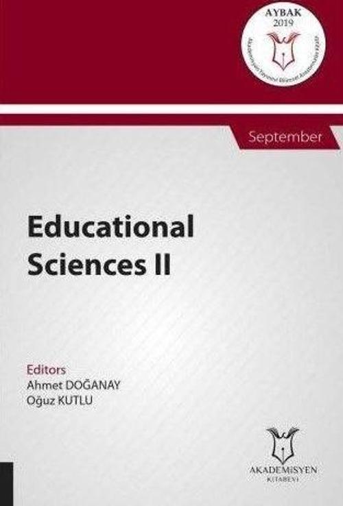Educational Sciences II (AYBAK 2019 Eylül)