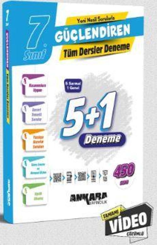 7. Sınıf Güçlendiren Tüm Dersler Denemeleri