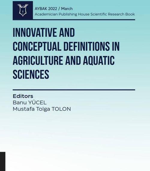 Innovative and Conceptual Definitions in Agriculture and Aquatic Sciences