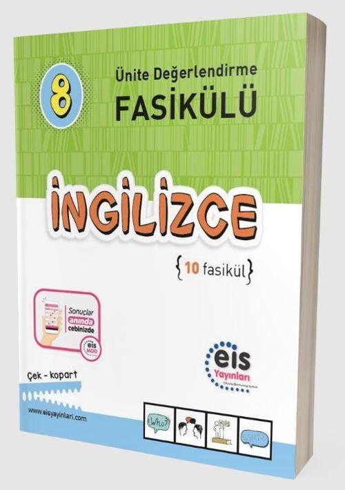 8. Sınıf Ünite Değerlendirme Fasikülü (1-10) İngilizce