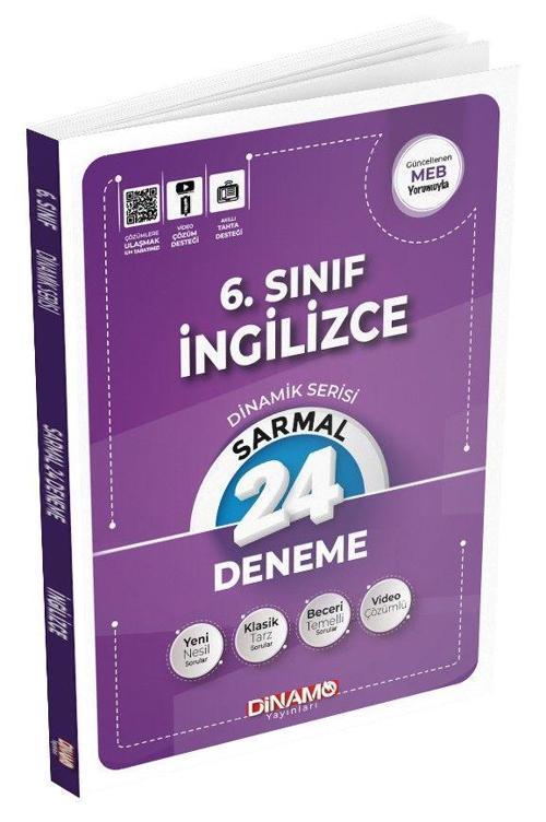 6. Sınıf İngilizce 24'lü Sarmal Deneme