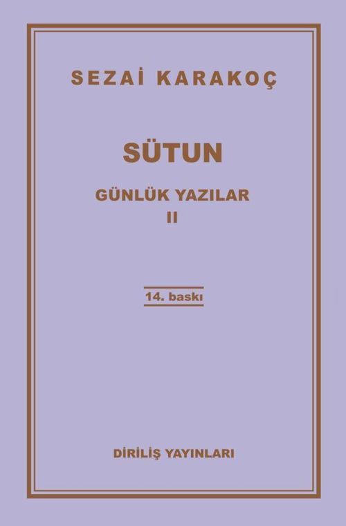 Günlük Yazılar 2 - Sütun