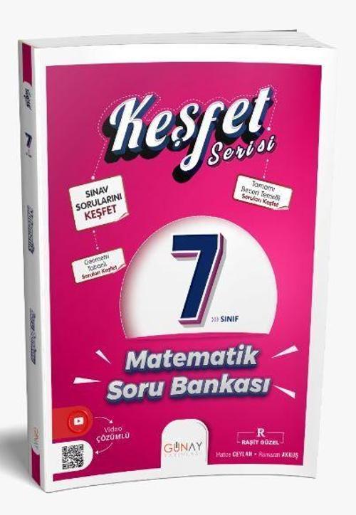 7. Sınıf Keşfet Plus Serisi Matematik Soru Bankası