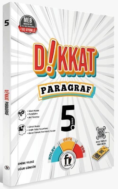 5. Sınıf Dikkat Paragraf Soru Bankası