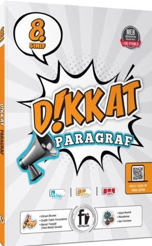 8. Sınıf Dikkat Paragraf Soru Bankası