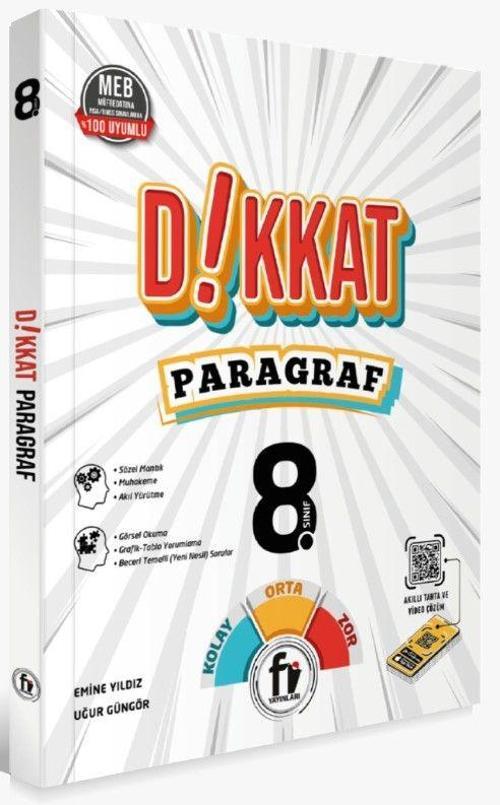 8. Sınıf Dikkat Paragraf Soru Bankası