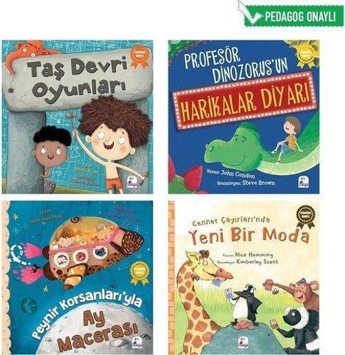 Pedagog Onaylı Uyku Vakti Hikayeleri Seti 4 (4 Kitap)