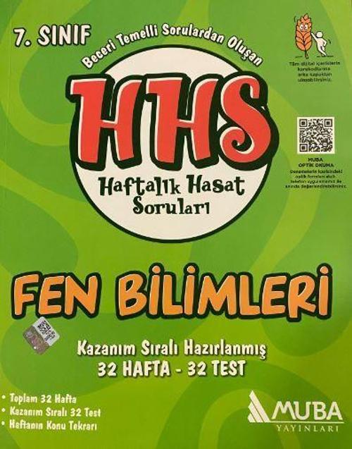 7. Sınıf Fen Bilimleri Haftalık Hasat Soruları
