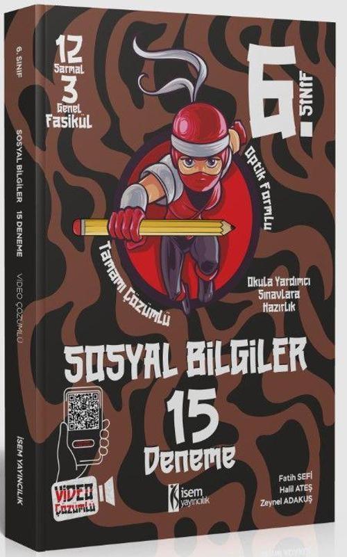 2023 İSEM 6. Sınıf Sosyal Bilgiler 15 Deneme