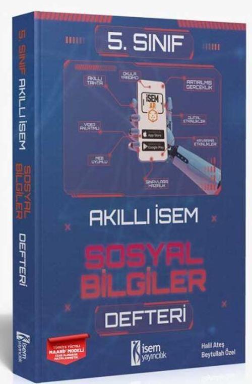 2025 Akıllı İsem 5. Sınıf Sosyal Bilgiler Defter