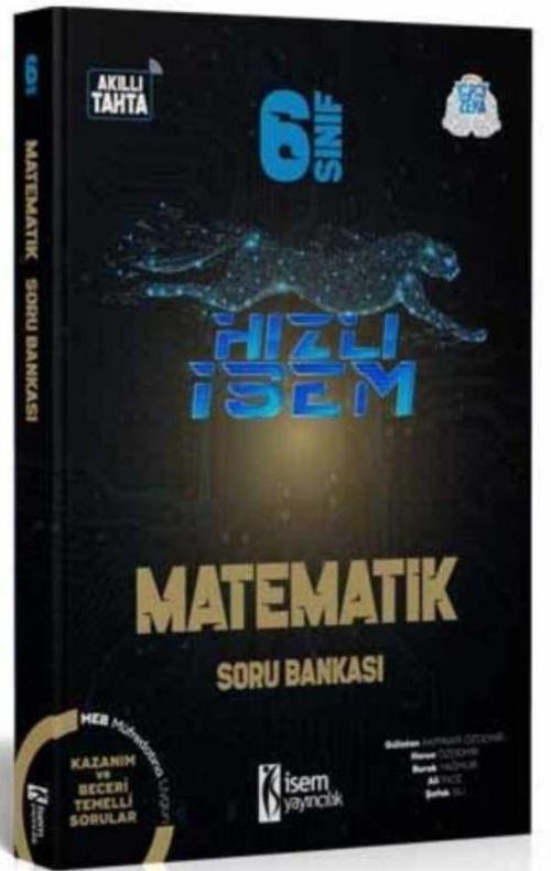 6. Sınıf Hızlı İsem Matematik Soru Bankası