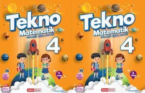 4. Sınıf Tekno Teknolojik Eğitim Destekli Matematik 1. ve 2. Kitap