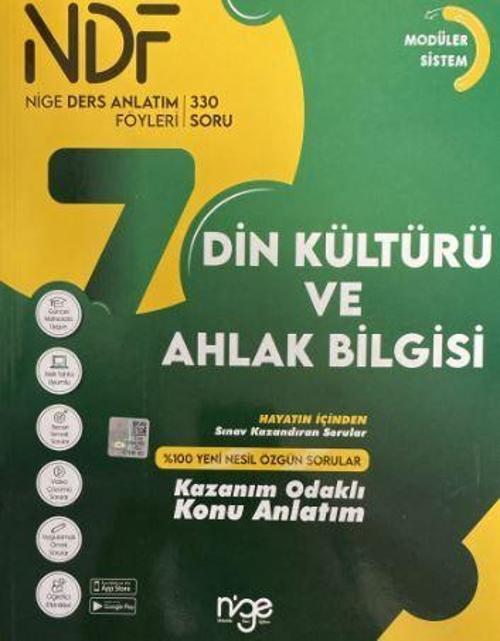 7. Sınıf Din Kültürü ve Ahlak Bilgisi Konu Anlatımlı