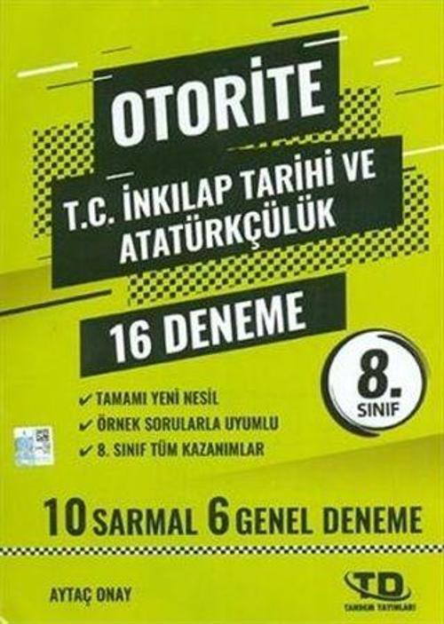 8. Sınıf İnkılap Tarihi Otorite 12 Deneme